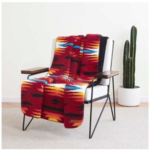 Pendleton Sherpa Fleece Throw, Red